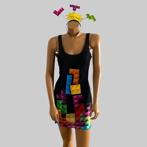 Adult Costume Tetris Game Girl Small/Medium